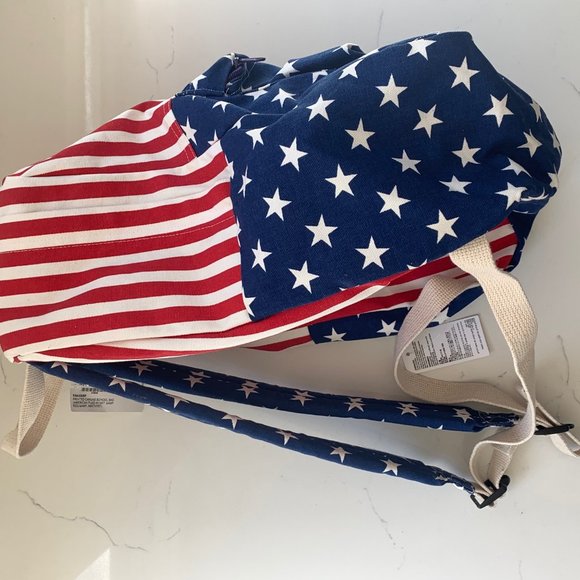 American Apparel Backpack - American Flag Print - Picture 2 of 5